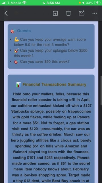 Sample Email